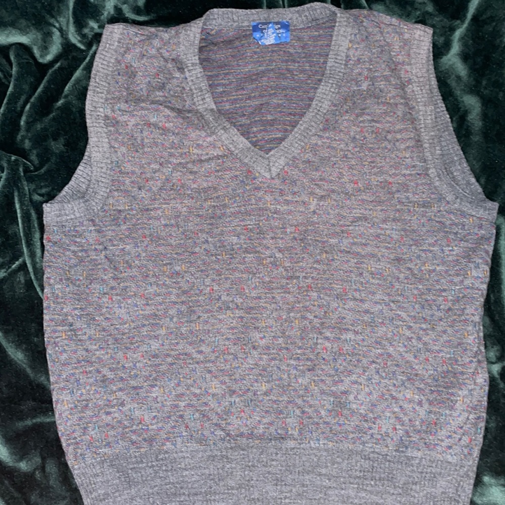 Colorful sweater vest